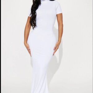 Genesis Sculpting Maxi Dress - White